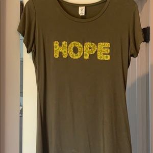 Hope shirt in army green